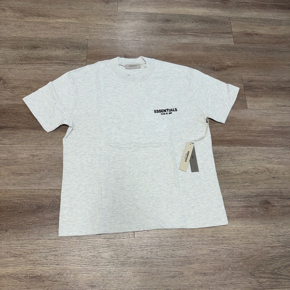 Essentials Light Gray Short Sleeve Tee